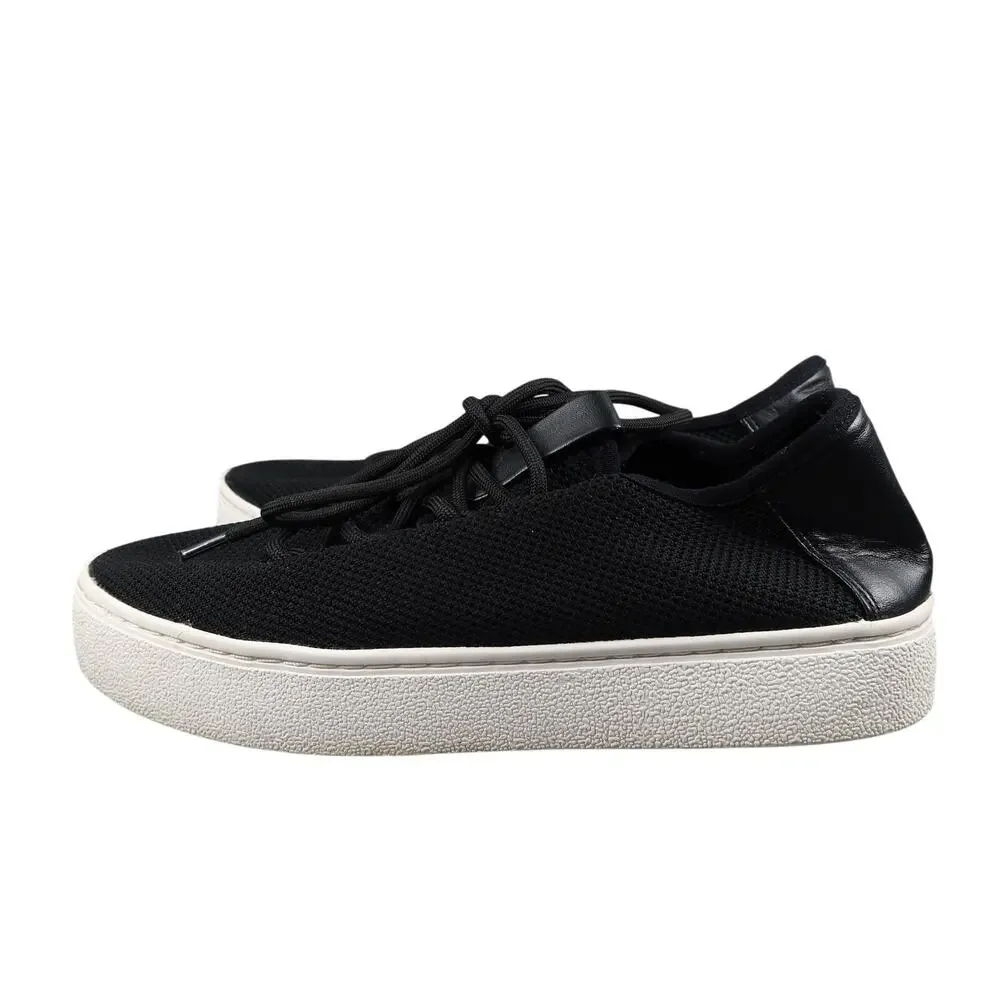 BP Shoes Womens 8 Sneakers Lifestyle Platform Fashion Knit Casual Comfort Black